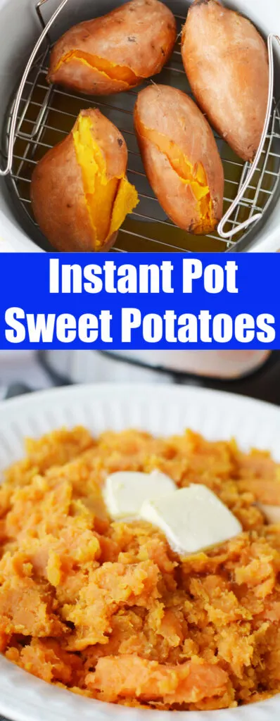 pinterest collage instant pot sweet potatoes