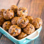 bowl of protein balls