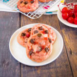 cherry cookies on a plate