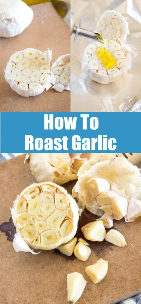 process of roasting garlic