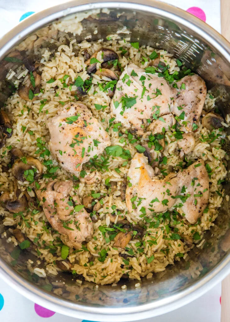 chicken and rice in instant pot