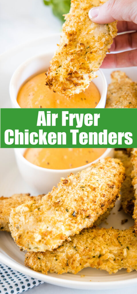 chicken tenders collage for pinterest