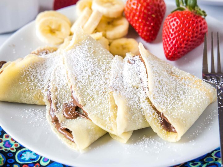 Nutella Crepes - Dinners, Dishes, and Desserts