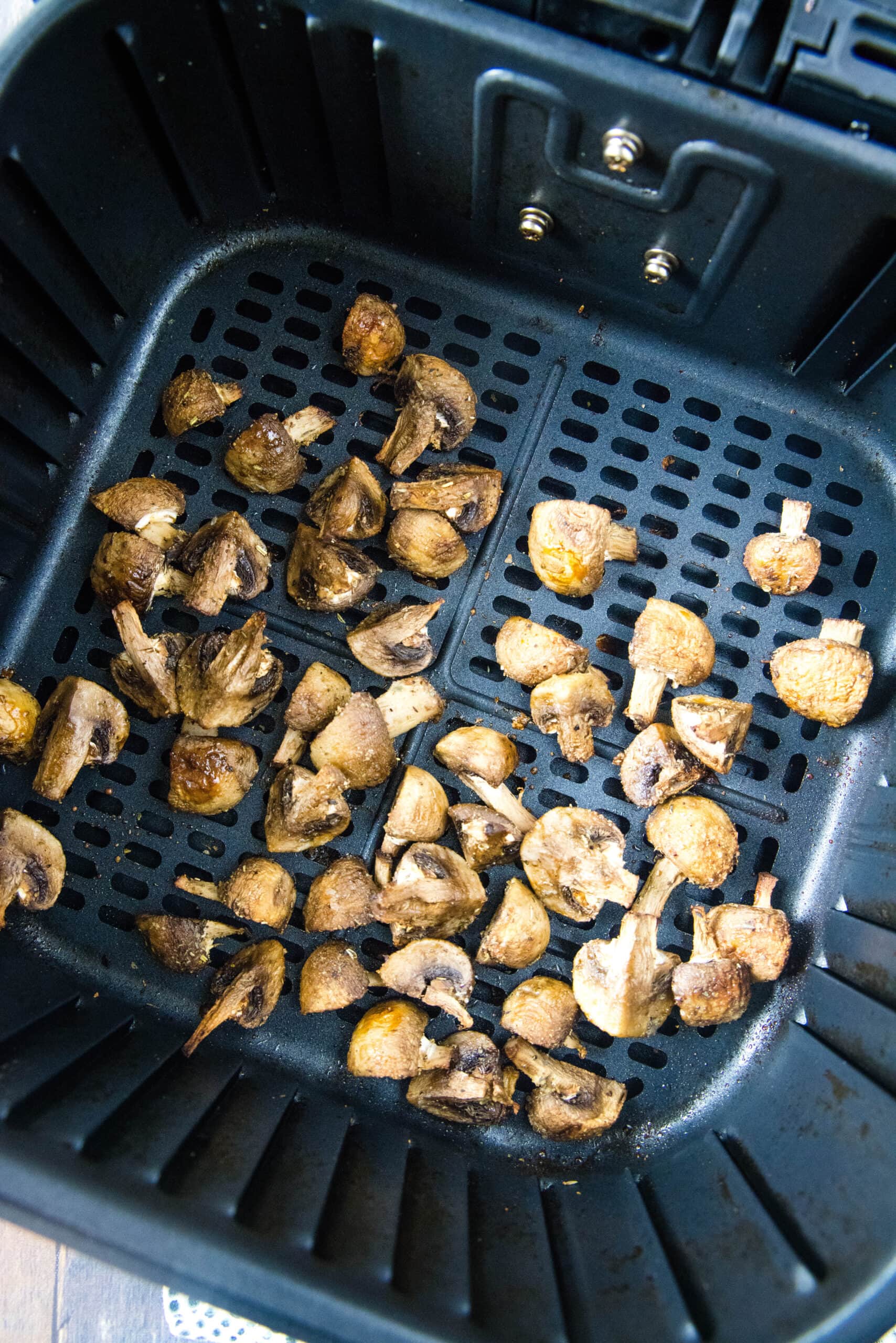 mushrooms cooked in air fryer