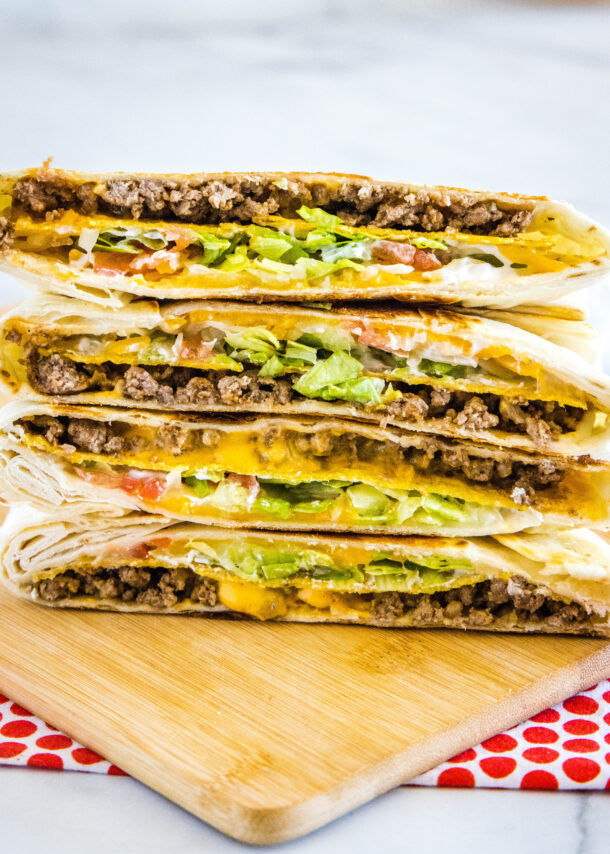 Crunchwrap Supreme - Dinners, Dishes, and Desserts