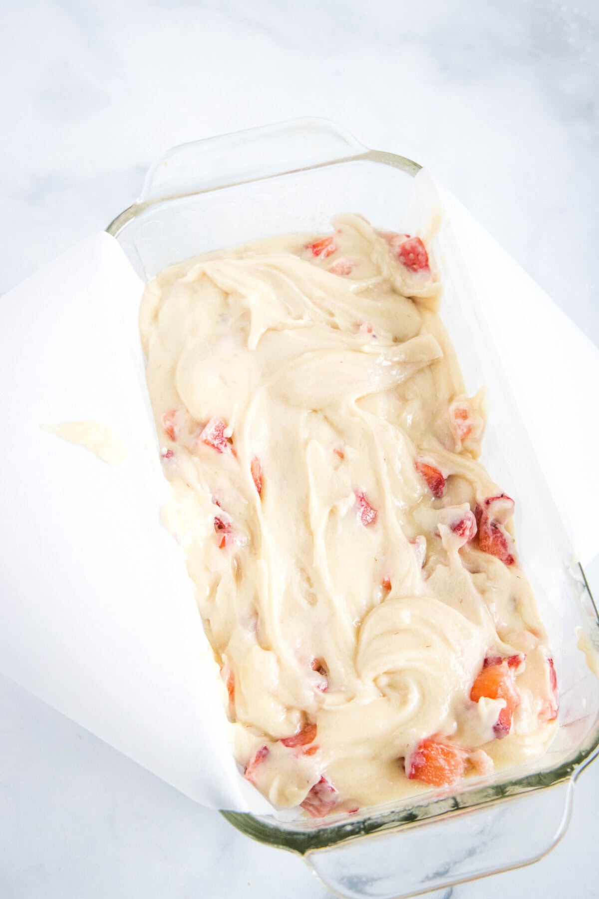 quick bread in baking pan