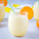 close up of copycat orange drink