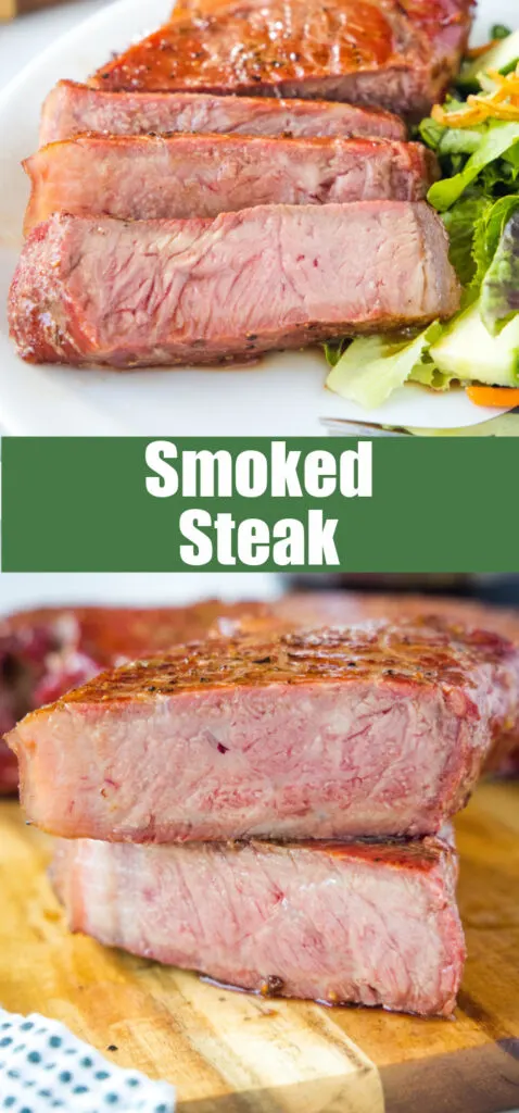 sliced steak close up