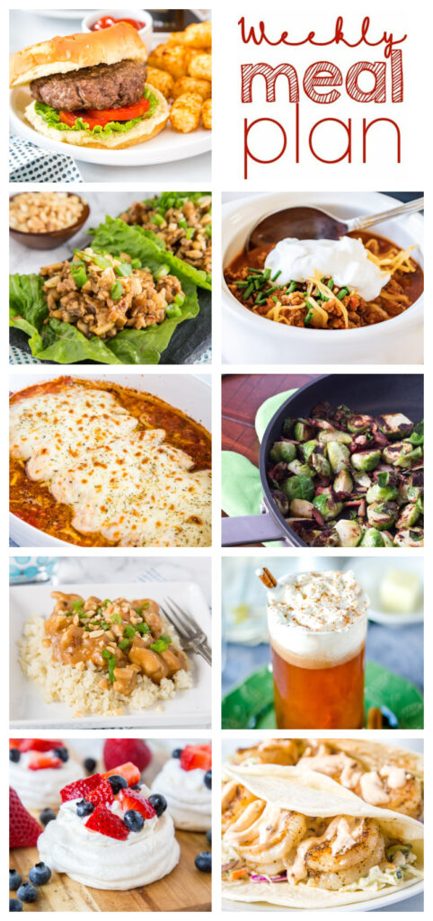 dinner ideas in a collage