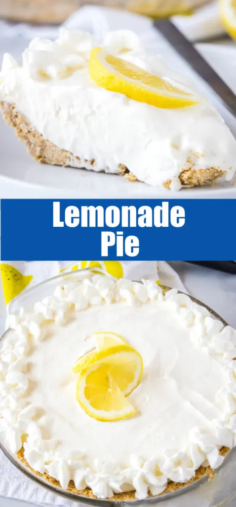 close up creamy lemonade pie