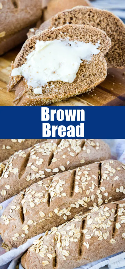 close up brown bread for pinterest