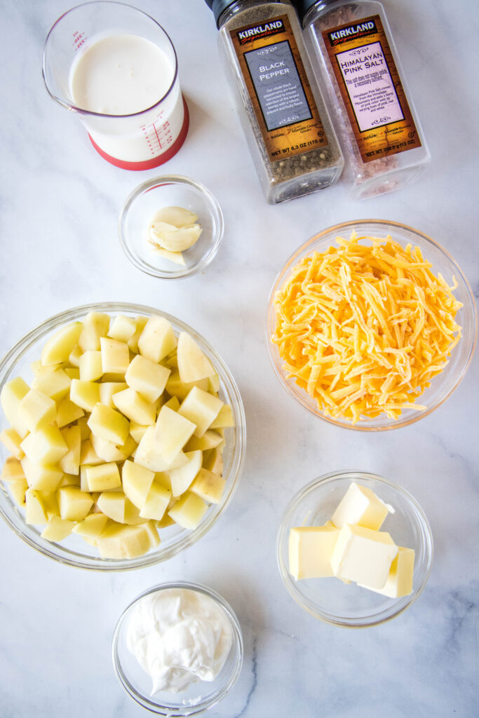 cheesy mashed potato ingredients