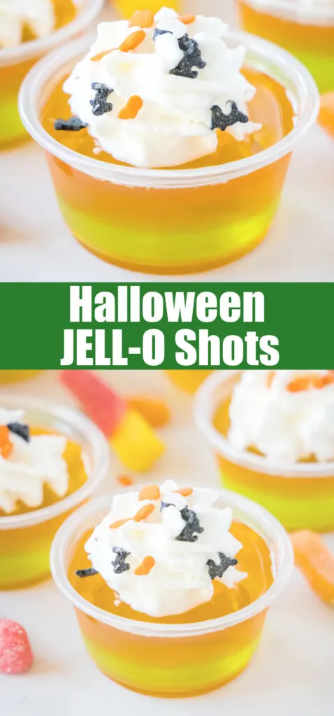 close up halloween jello shots for pinterest