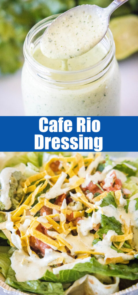 cafe rio dressing close up for pinterest
