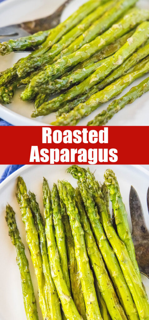 roasted asparagus for pinterest