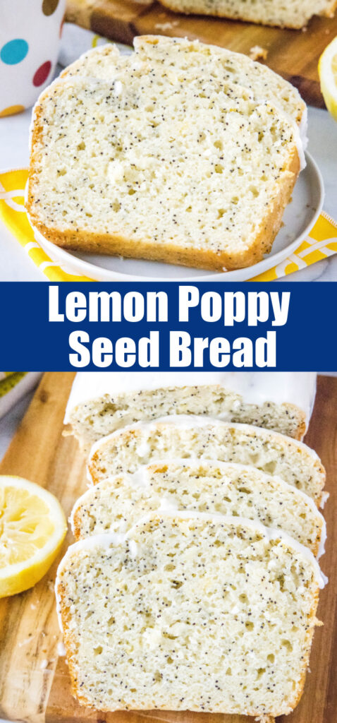 closeup lemon poppy seed bread for pinterest