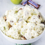 cropped close up snicker salad