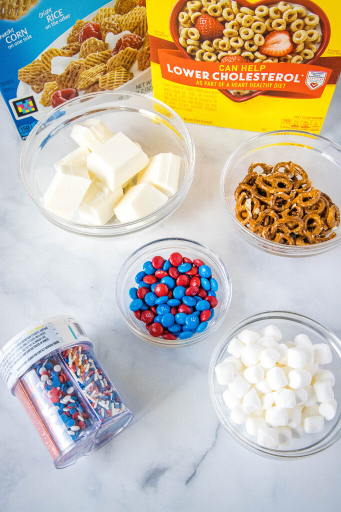 4th of July party mix ingredients