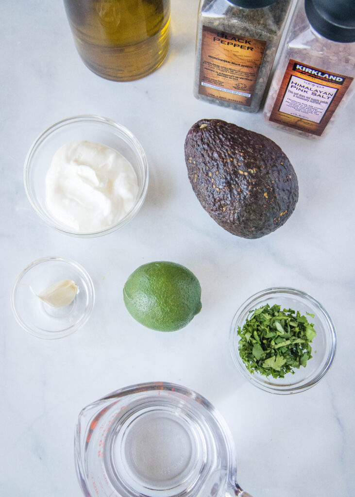 avocado dressing ingredients