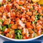 blt dip with text for pinterest
