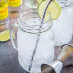 close up ranch water drink