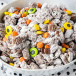 close up halloween muddy buddies