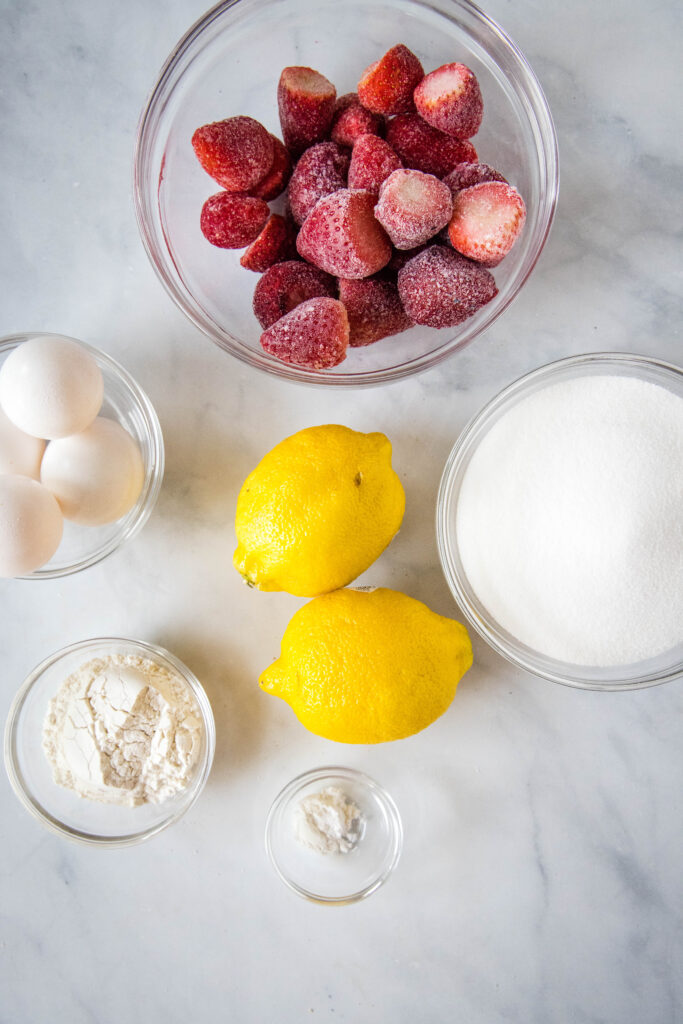 strawberry lemon bar ingredients