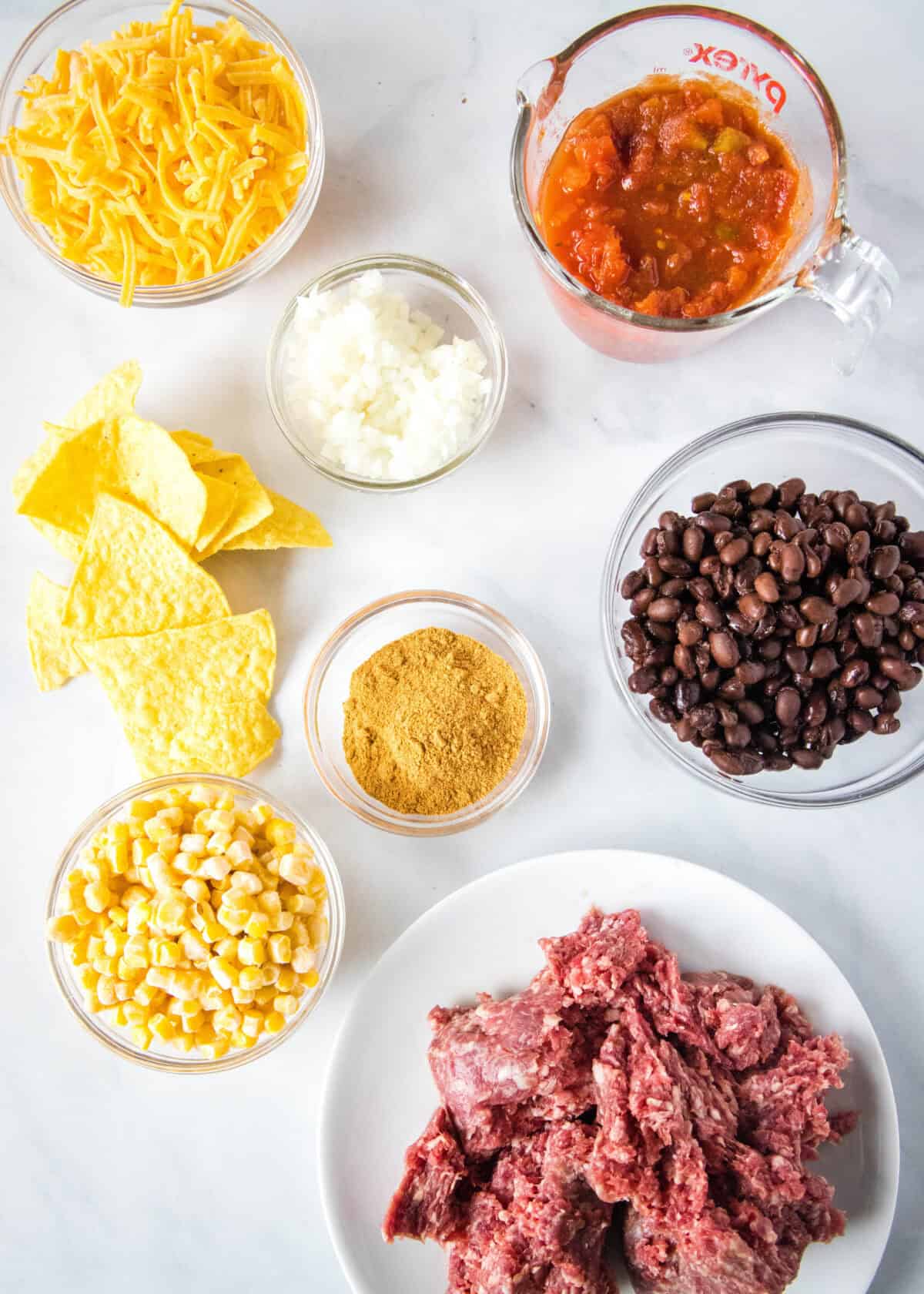 taco casserole ingredients