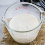 Buttermilk in a pyrex