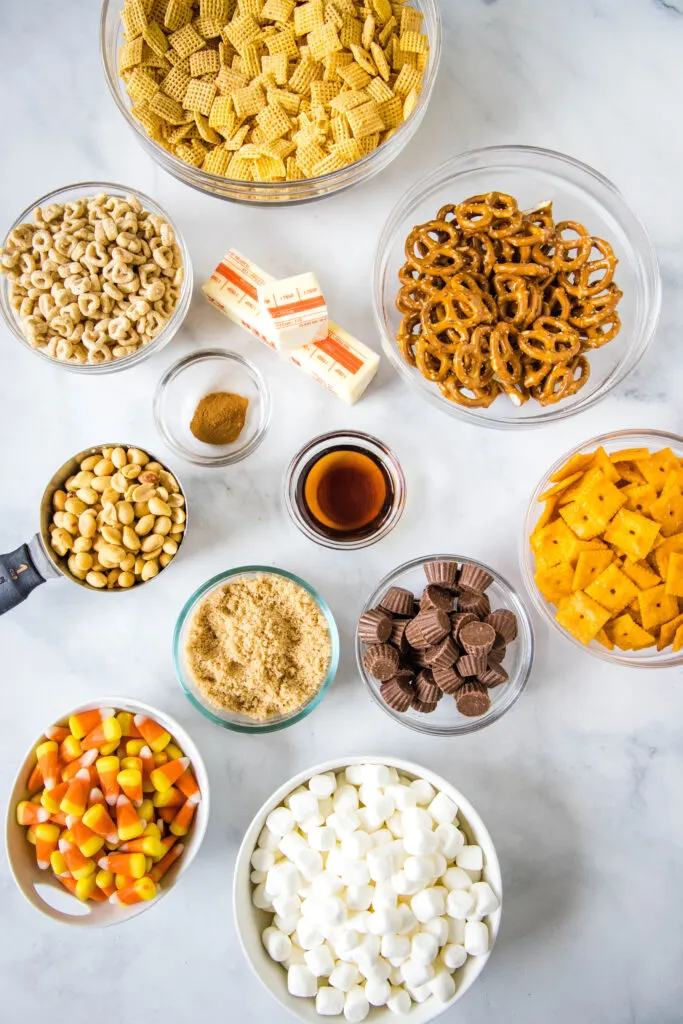 fall snack mix ingredients