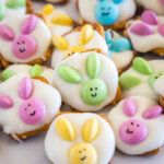 cropped close up bunny pretzels