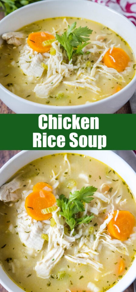 Chicken &amp; Rice Soup | Dinners, Dishes, and Desserts