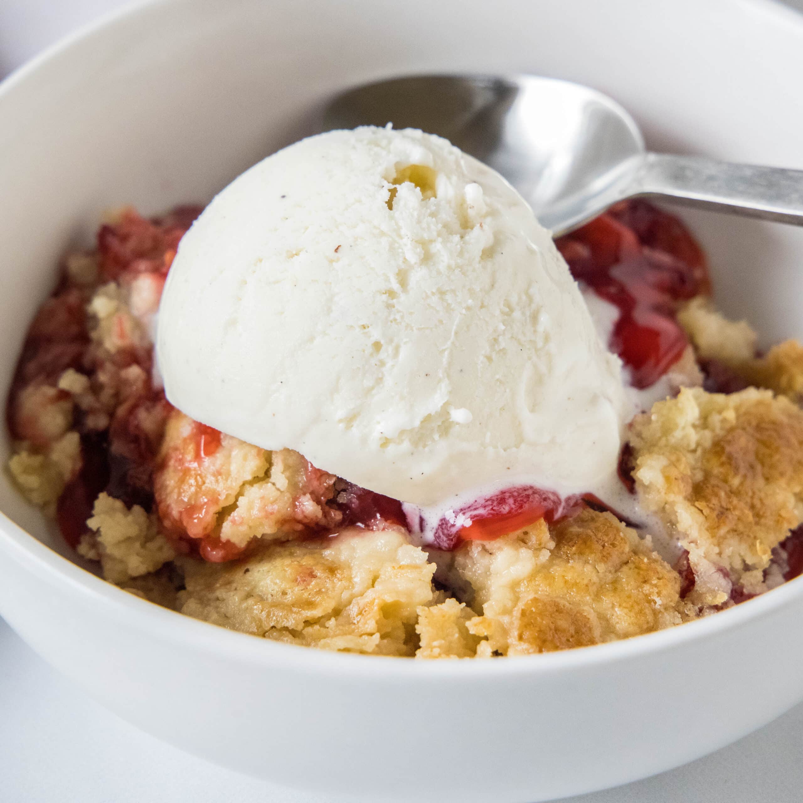 Strawberry Dump Cake