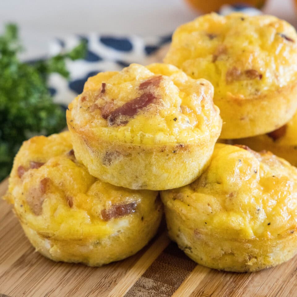 Bacon Cheese Egg Muffins | Dinners, Dishes, and Desserts