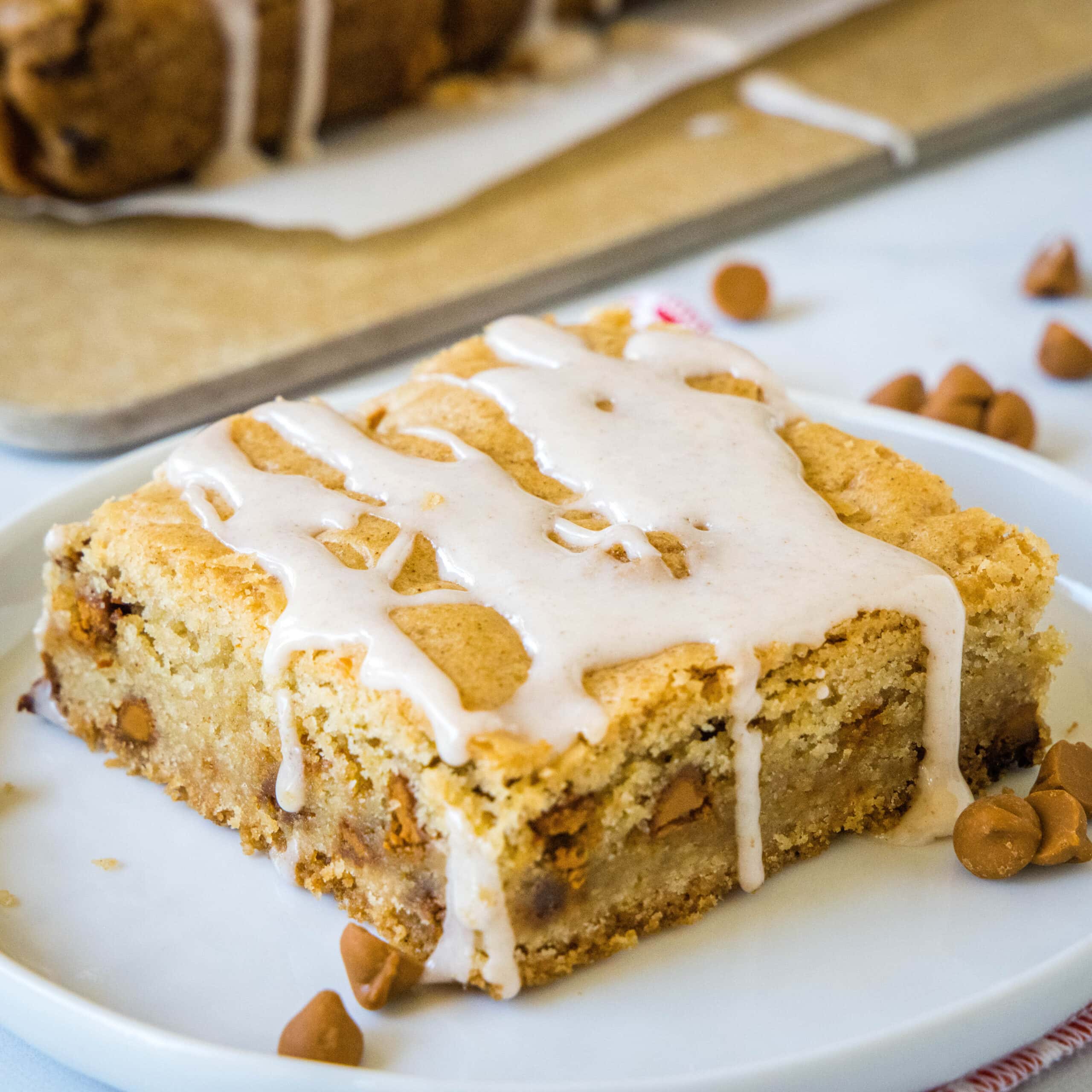 Cinnamon Blondies