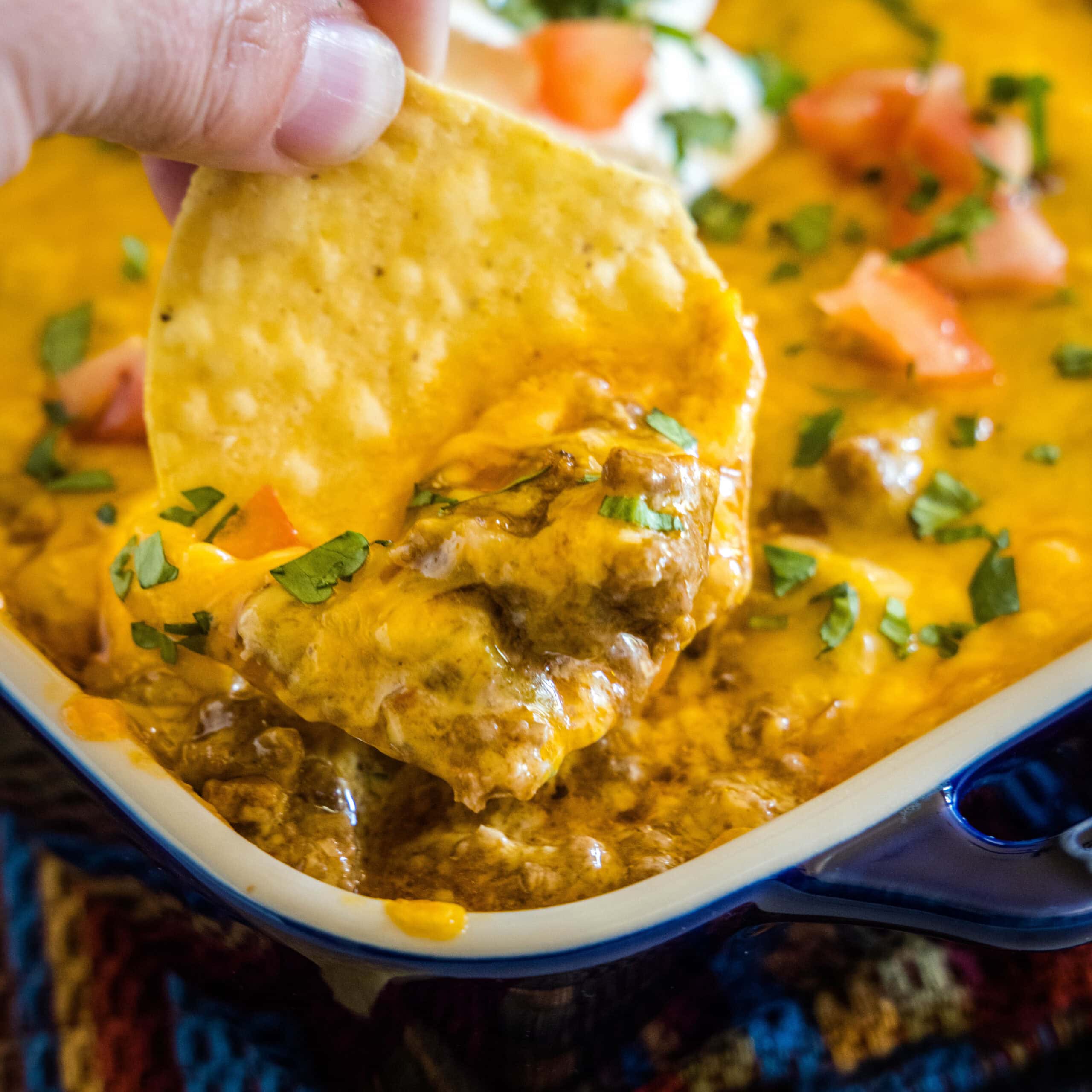 Beef Enchilada Dip