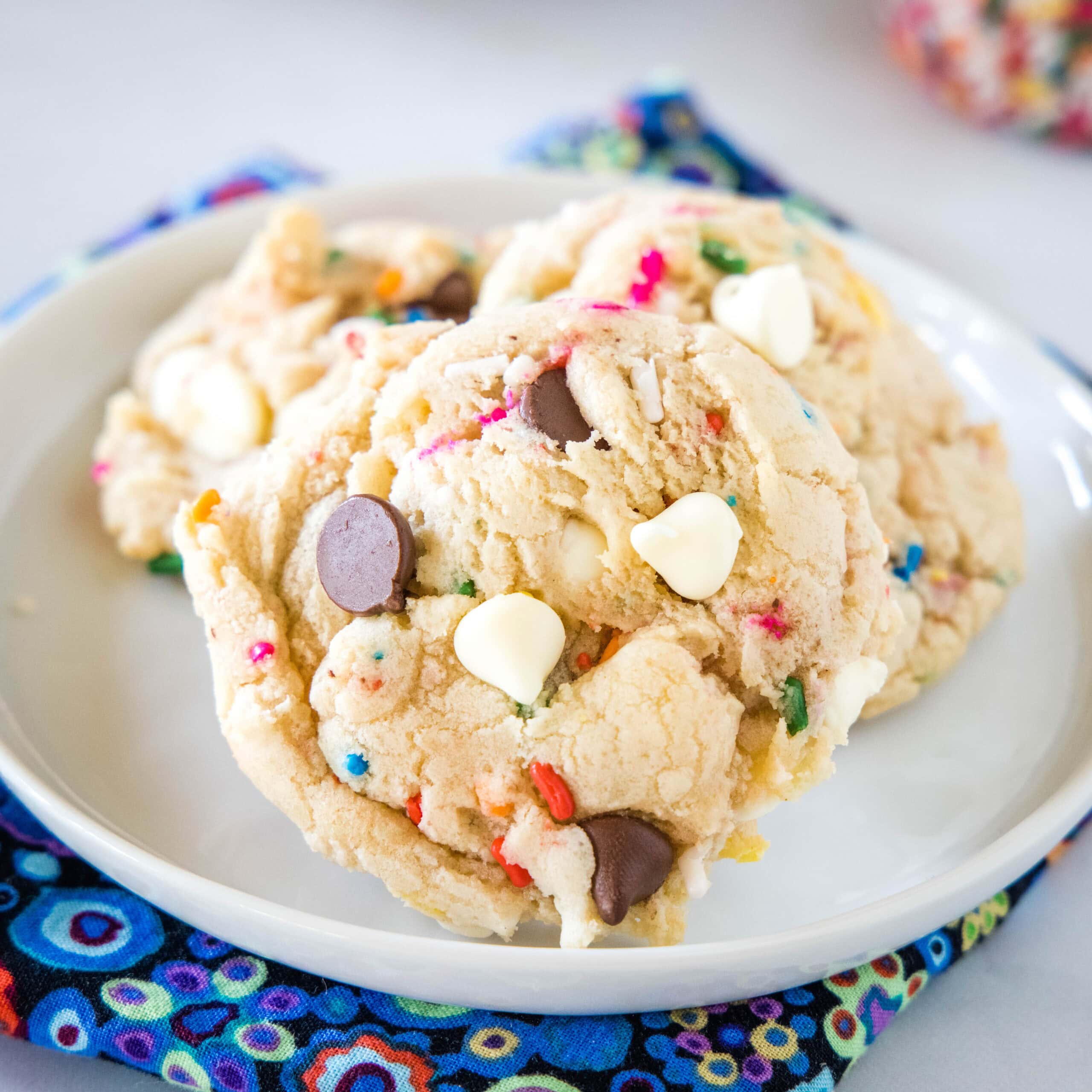 Cake Batter Cookies