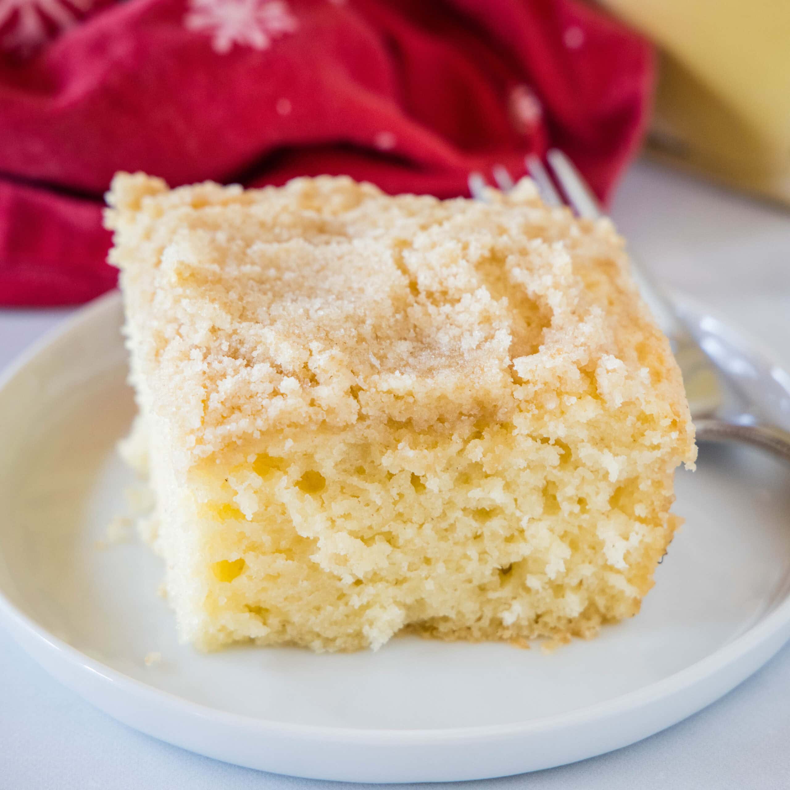 Eggnog Coffee Cake