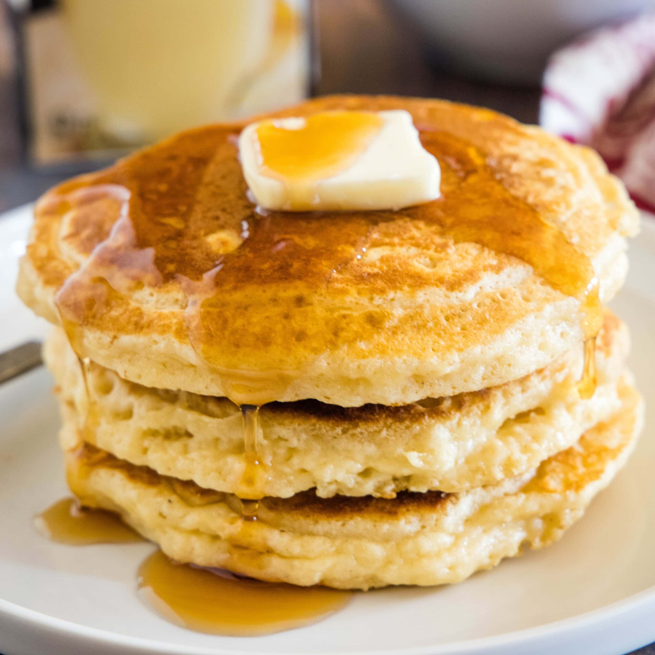 Eggnog Pancakes