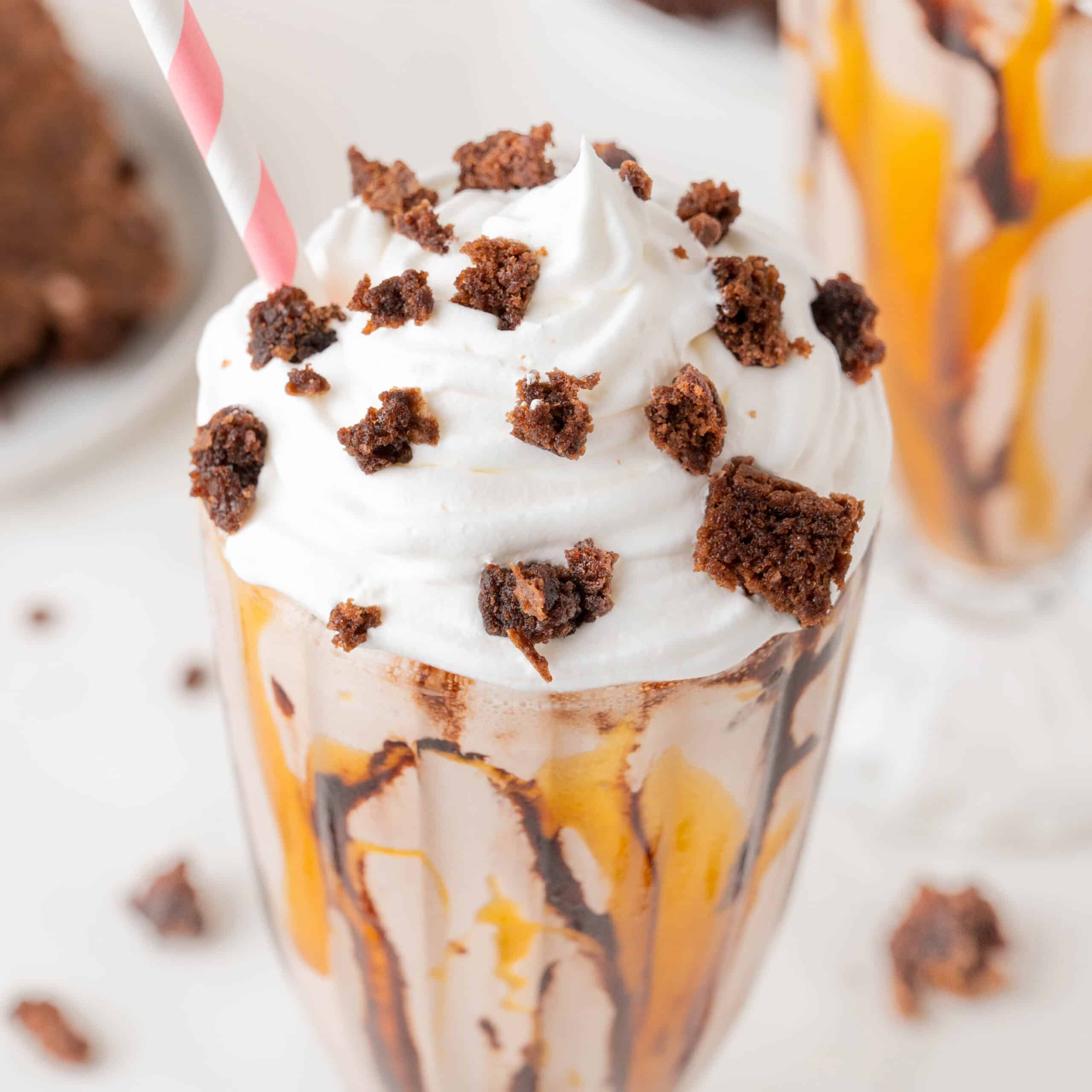 Brownie Milkshakes
