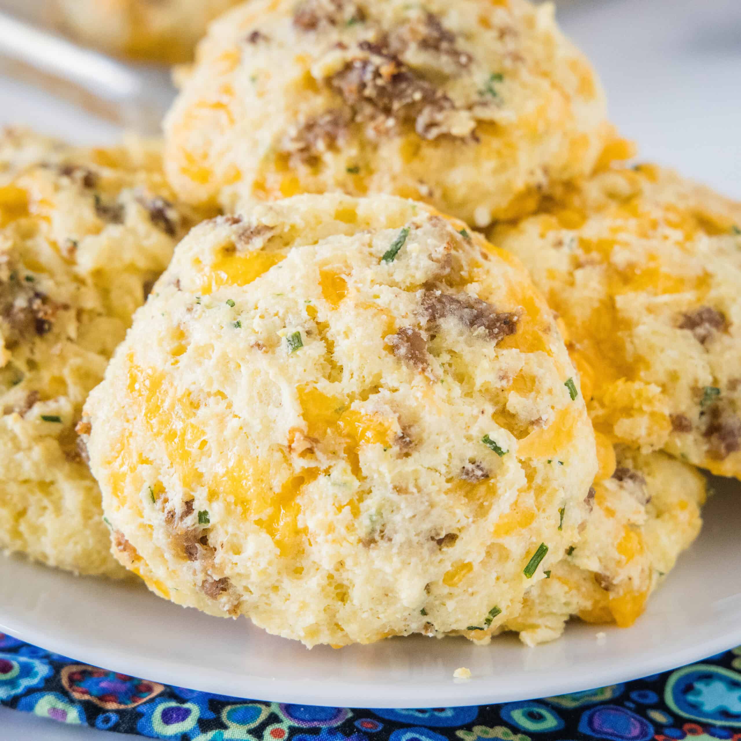 Cheese and Sausage Biscuits