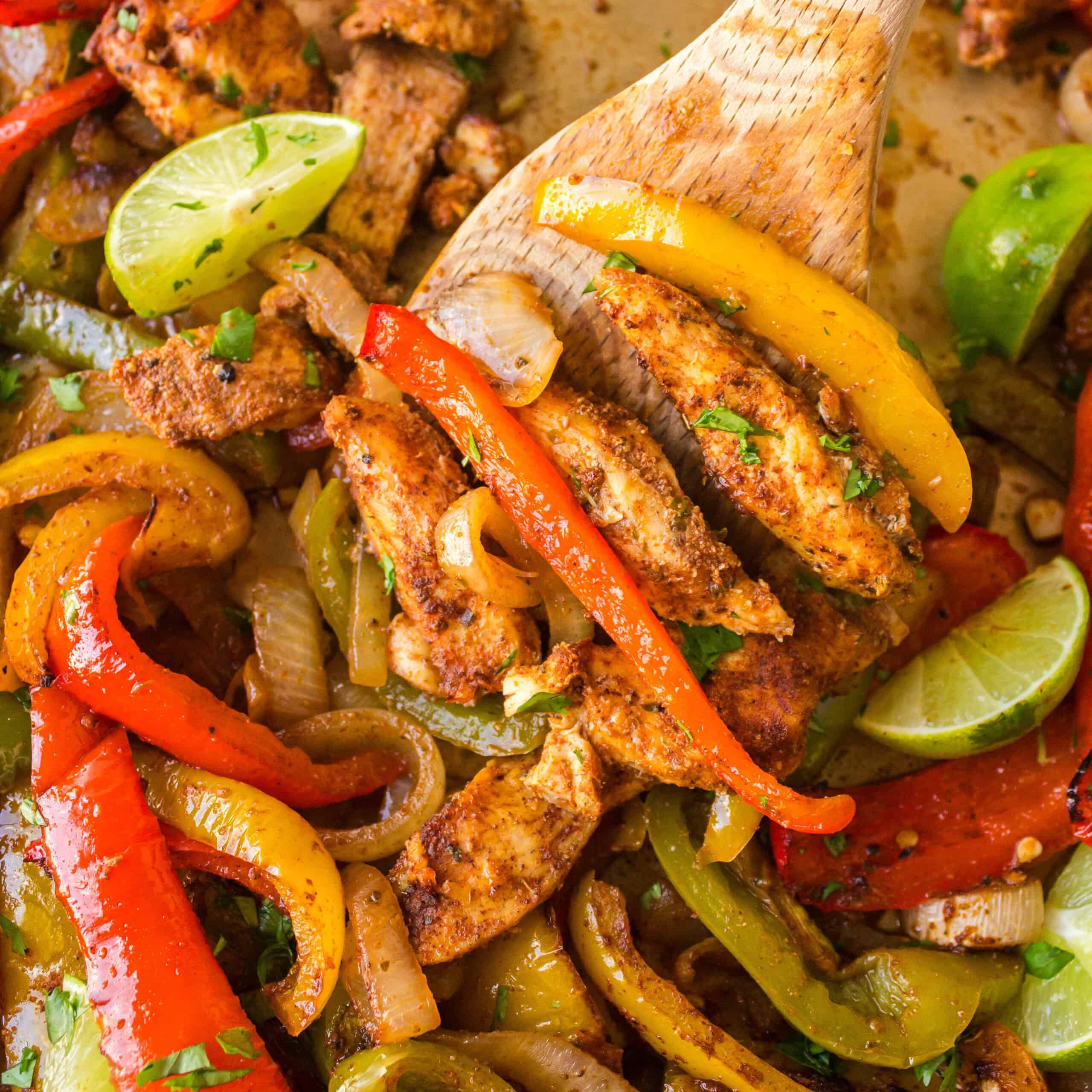 Sheet Pan Chicken Fajitas