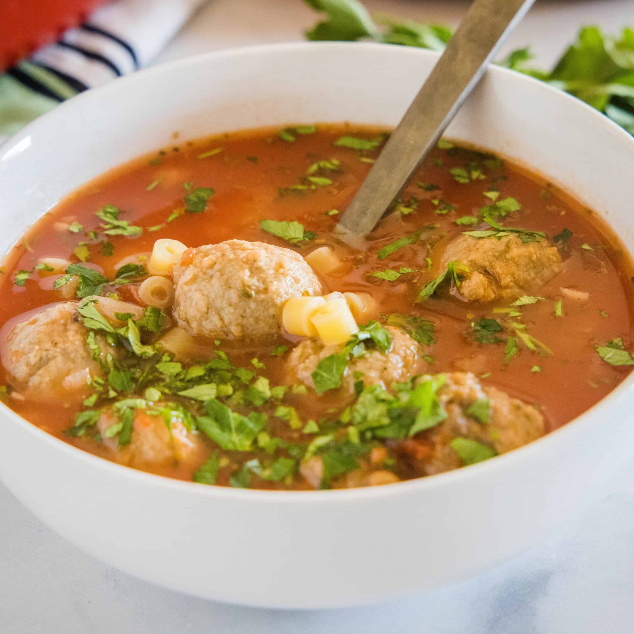 Italian Meatball Soup