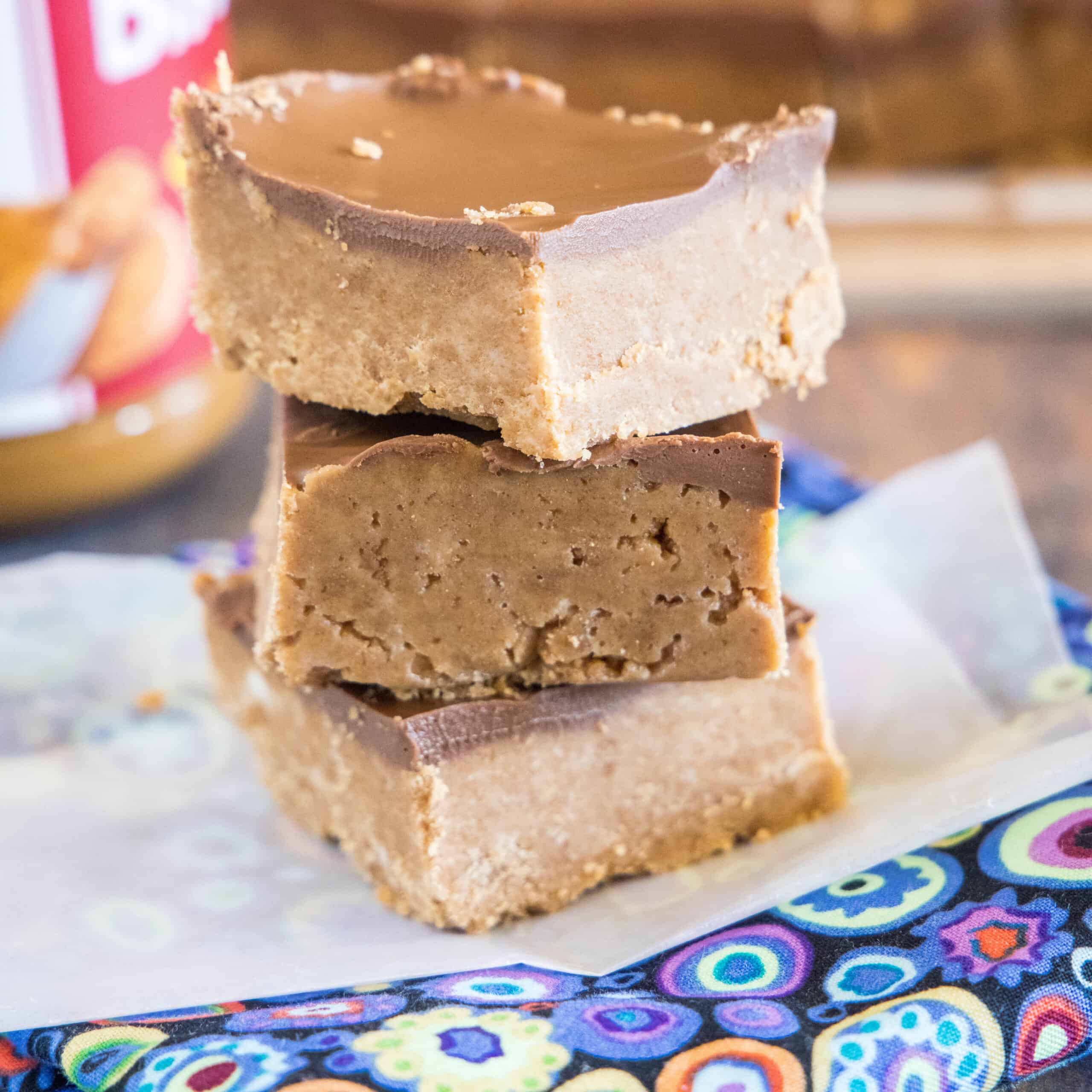No Bake Biscoff Bars