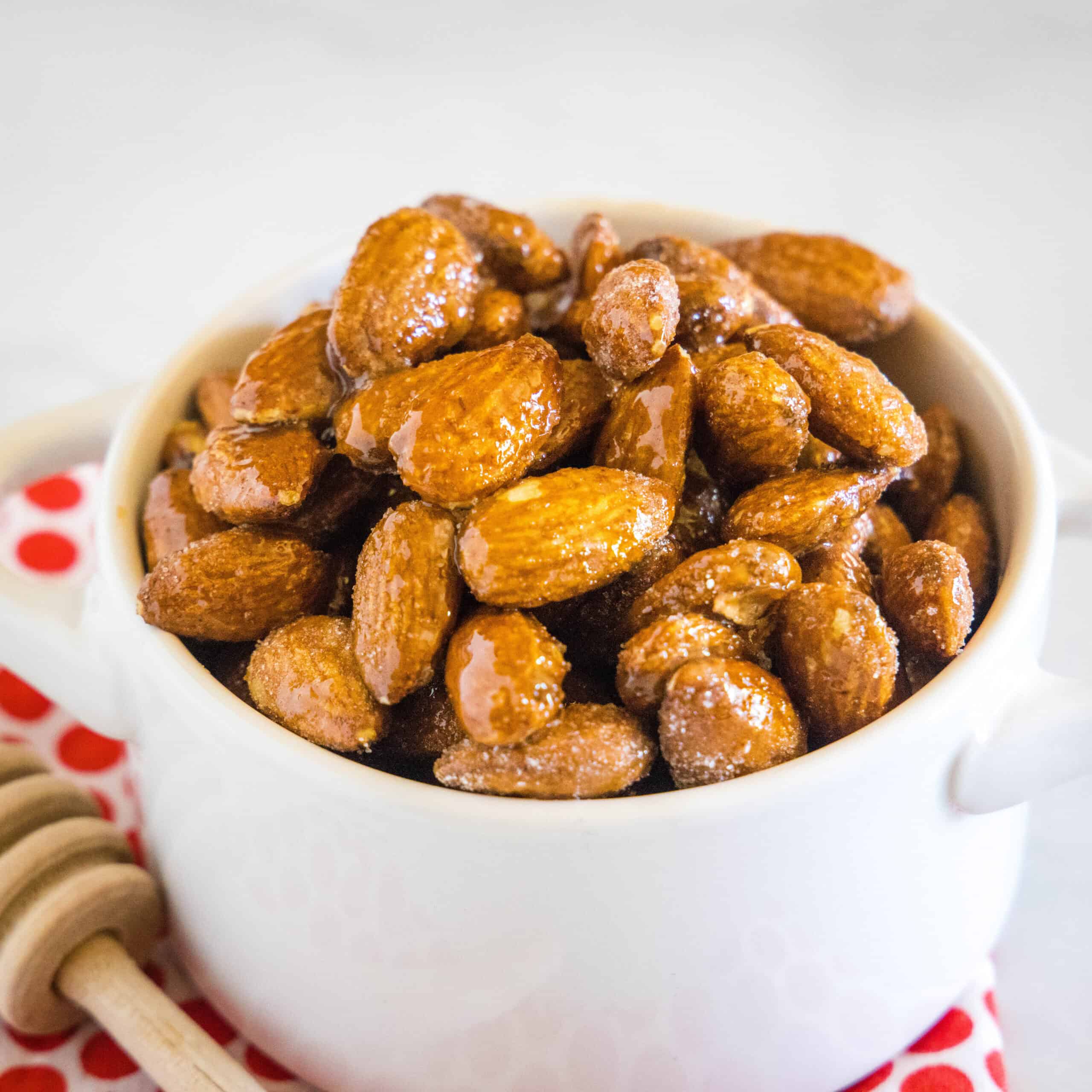 Spicy Honey Roasted Almonds