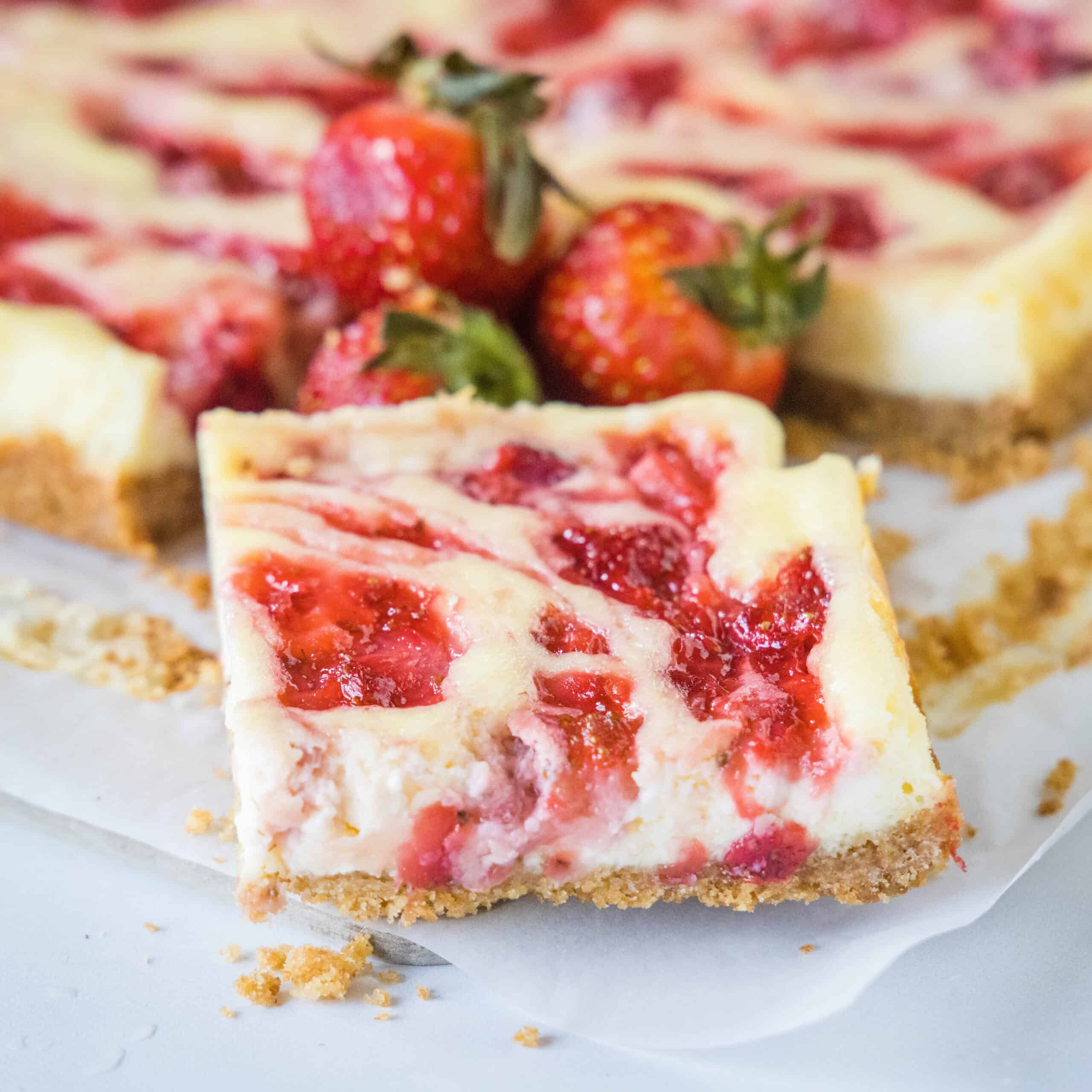 Strawberry Cheesecake Bars