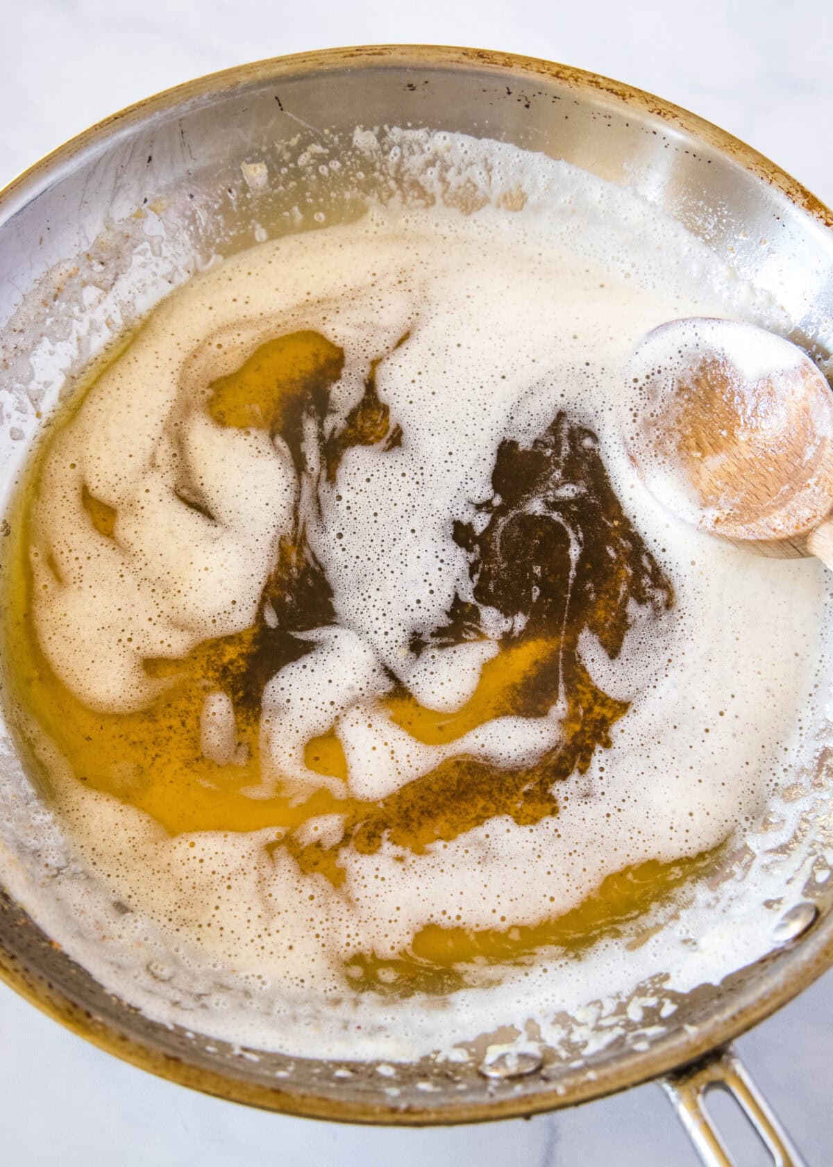 brown butter in a skillet
