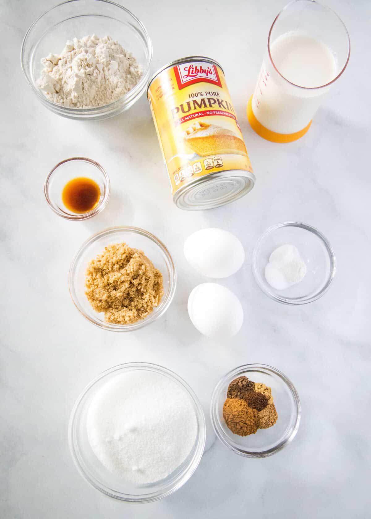 pumpkin pie cupcakes ingredients
