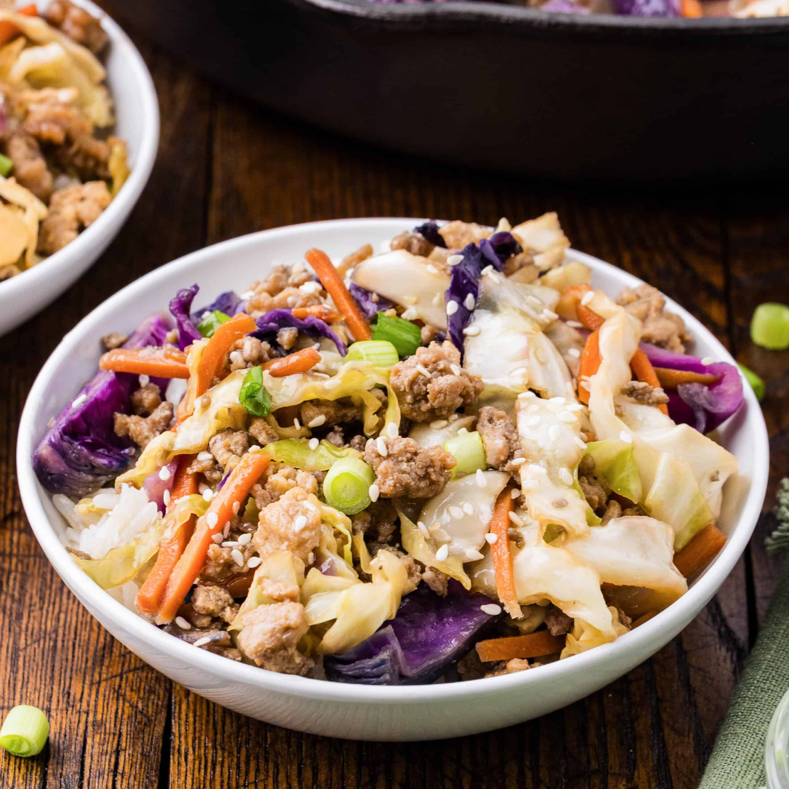 Chicken Egg Roll In A Bowl