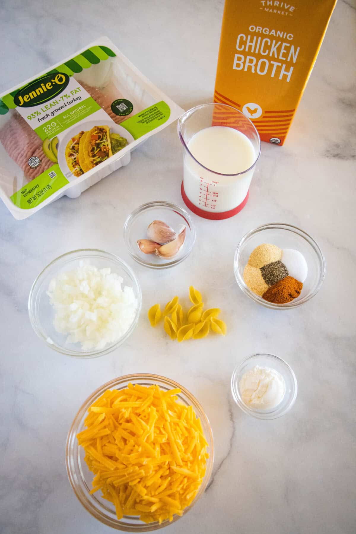 ground turkey pasta ingredients